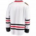 Chicago Blackhawks Men's Fanatics Branded White Breakaway Away Jersey