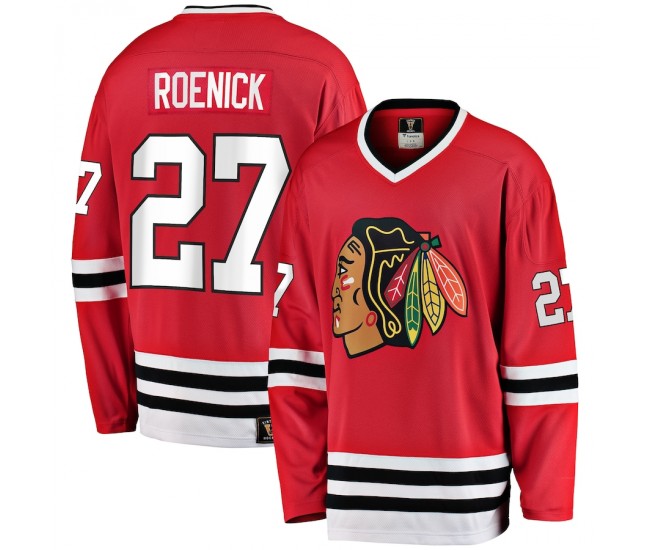 Chicago Blackhawks Jeremy Roenick Men's Fanatics Branded Red Premier Breakaway Retired Player Jersey