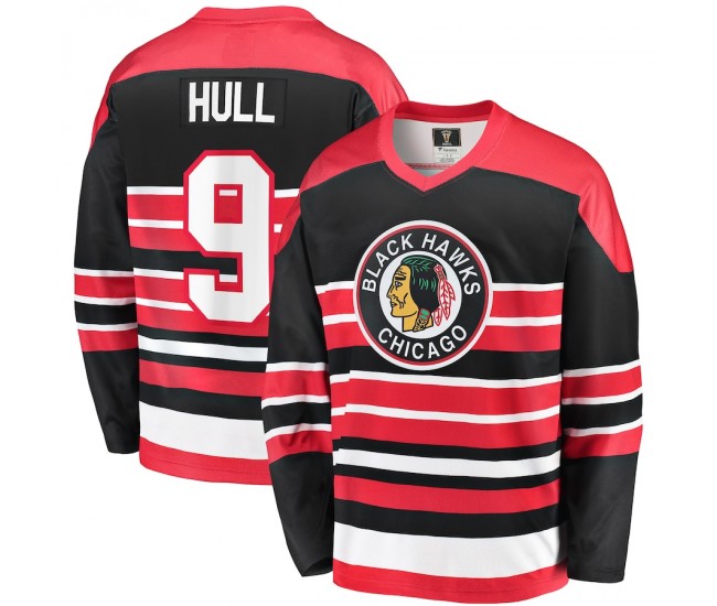 Chicago Blackhawks Bobby Hull Men's Fanatics Branded Red Premier Breakaway Retired Player Jersey