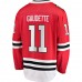 Chicago Blackhawks Adam Gaudette Men's Fanatics Branded Red 2017/18 Home Breakaway Replica Jersey