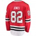 Chicago Blackhawks Caleb Jones Men's Fanatics Branded Red Breakaway Player Jersey