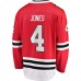 Chicago Blackhawks Seth Jones Men's Fanatics Branded Red Home Breakaway Player Jersey