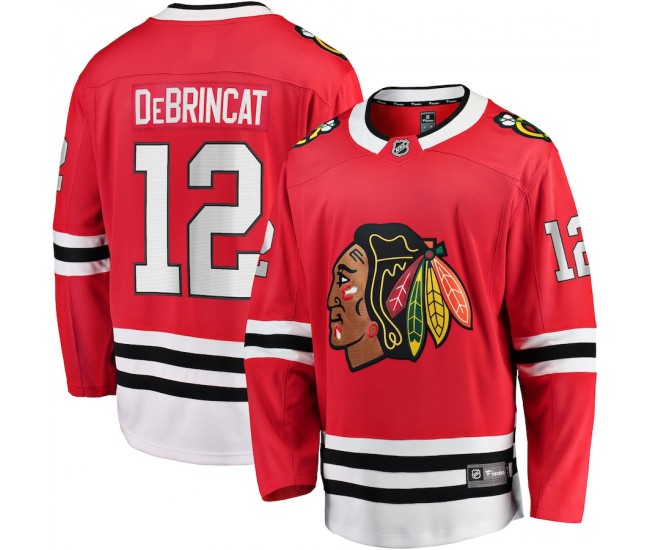 Chicago Blackhawks Alex DeBrincat Men's Fanatics Branded Red Home Team Premier Breakaway Player Jersey