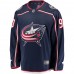 Columbus Blue Jackets Elvis Merzlikins Men's Fanatics Branded Navy Home Breakaway Player Jersey