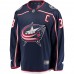 Men's Columbus Blue Jackets Boone Jenner Navy Home Breakaway Player Jersey