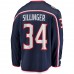 Columbus Blue Jackets Cole Sillinger Men's Fanatics Branded Navy Home Breakaway Player Jersey