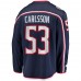 Columbus Blue Jackets Gabriel Carlsson Men's Fanatics Branded Navy Home Breakaway Player Jersey