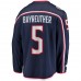 Columbus Blue Jackets Gavin Bayreuther Men's Fanatics Branded Navy Home Breakaway Player Jersey