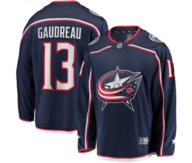 Columbus Blue Jackets Johnny Gaudreau Men's Fanatics Branded Navy 2022 Breakaway Player Jersey