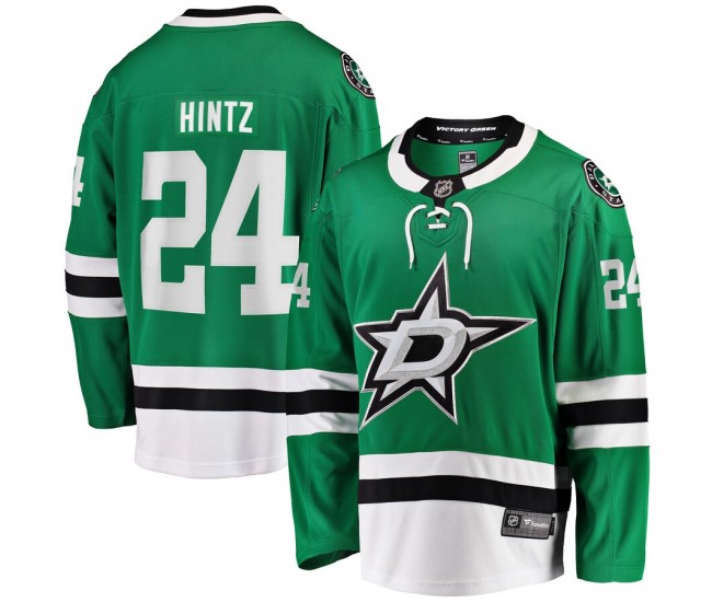 Dallas Stars Roope Hintz Men's Fanatics Branded Kelly Green Home Breakaway Player Jersey