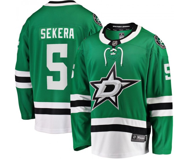 Dallas Stars Andrej Sekera Men's Fanatics Branded Kelly Green Breakaway Home Player Jersey