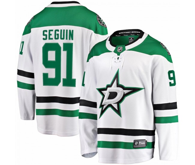 Dallas Stars Tyler Seguin Men's Fanatics Branded White Away Premier Breakaway Player Jersey