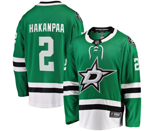 Dallas Stars Jani Hakanpaa Men's Fanatics Branded Kelly Green Home Breakaway Player Jersey