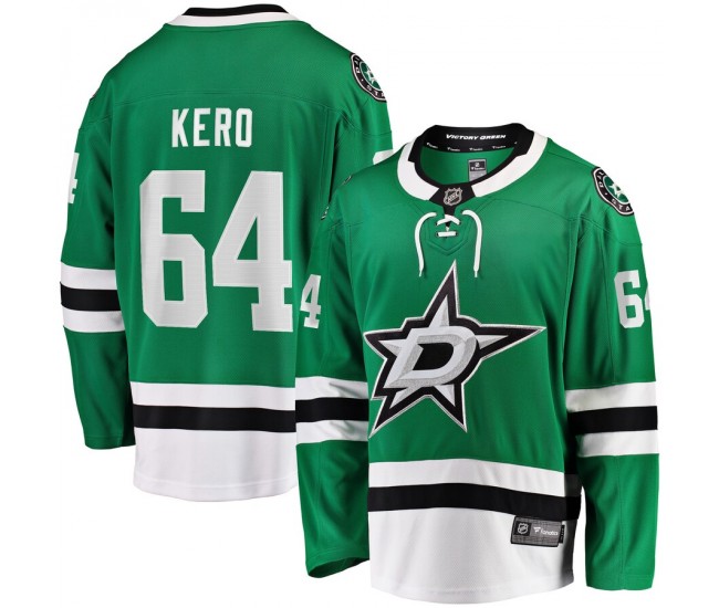 Dallas Stars Tanner Kero Men's Fanatics Branded Kelly Green Home Breakaway Player Jersey