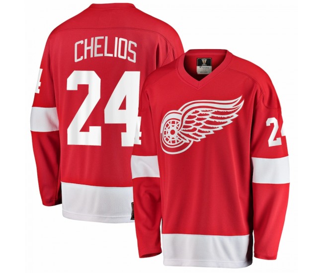 Detroit Red Wings Chris Chelios Men's Fanatics Branded Red Premier Breakaway Retired Player Jersey