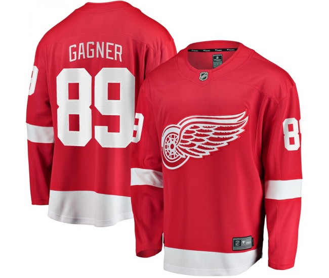 Detroit Red Wings Sam Gagner Men's Fanatics Branded Red Home Breakaway Player Jersey