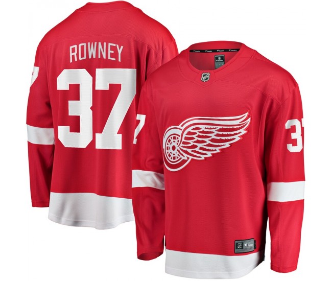 Detroit Red Wings Carter Rowney Men's Fanatics Branded Red Home Breakaway Player Jersey