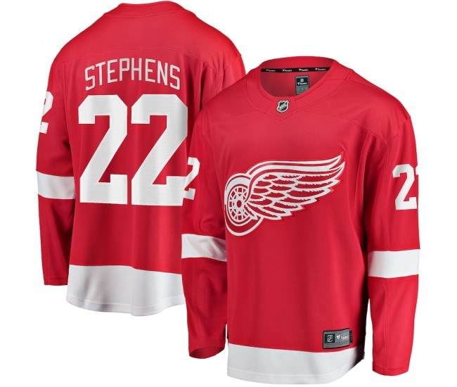 Detroit Red Wings Mitchell Stephens Men's Fanatics Branded Red Home Breakaway Player Jersey