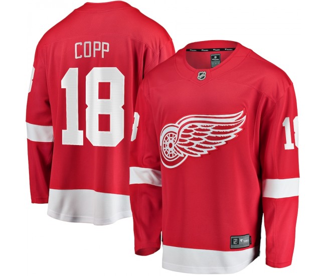 Detroit Red Wings Andrew Copp Men's Fanatics Branded Red Home Breakaway Player Jersey