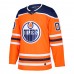 Edmonton Oilers Men's adidas Orange Authentic Custom Jersey