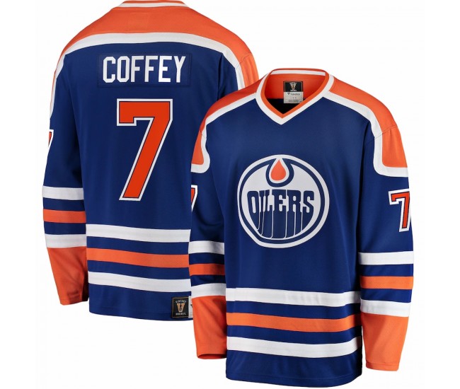 Edmonton Oilers Paul Coffey Men's Fanatics Branded Blue Premier Breakaway Retired Player Jersey