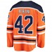 Edmonton Oilers Brendan Perlini Men's Fanatics Branded Orange Home Breakaway Player Jersey