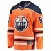 Edmonton Oilers Kailer Yamamoto Men's Fanatics Branded Orange Home Breakaway Player Jersey