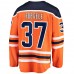 Edmonton Oilers Warren Foegele Men's Fanatics Branded Orange Home Breakaway Player Jersey