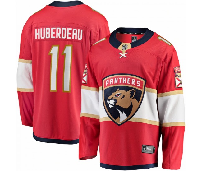 Florida Panthers Jonathan Huberdeau Men's Fanatics Branded Red Home Premier Breakaway Player Jersey