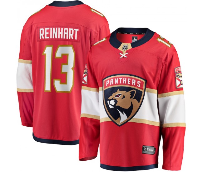 Florida Panthers Sam Reinhart Men's Fanatics Branded Red Breakaway Player Jersey