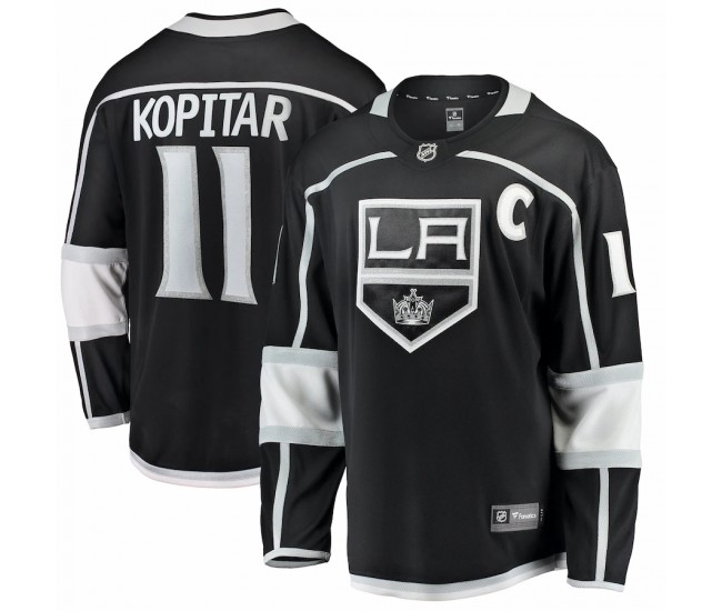 Los Angeles Kings Anze Kopitar Men's Fanatics Branded Black Breakaway Player Jersey