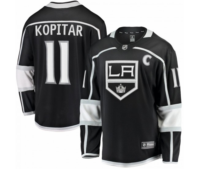 Los Angeles Kings Anze Kopitar Men's Fanatics Branded Black Home Premier Breakaway Player Jersey