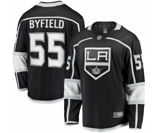 Los Angeles Kings Quinton Byfield Men's Fanatics Branded Black Home Breakaway Player Jersey