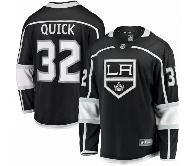 Los Angeles Kings Jonathan Quick Men's Fanatics Branded Black Home Premier Breakaway Player Jersey