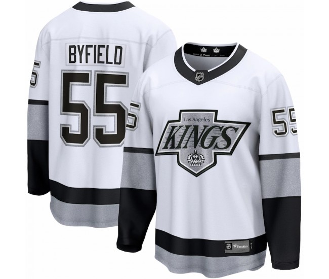 Los Angeles Kings Quinton Byfield Men's Fanatics Branded White Alternate Premier Breakaway Player Jersey