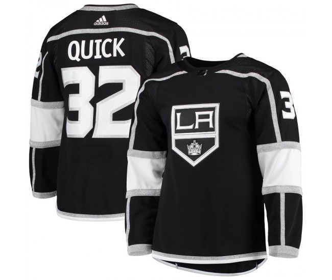 Los Angeles Kings Jonathan Quick Men's adidas Black Home Authentic Pro Player Jersey