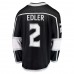 Los Angeles Kings Alexander Edler Men's Fanatics Branded Black Home Breakaway Player Jersey