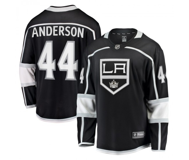 Los Angeles Kings Mikey Anderson Men's Fanatics Branded Black Home Breakaway Player Jersey