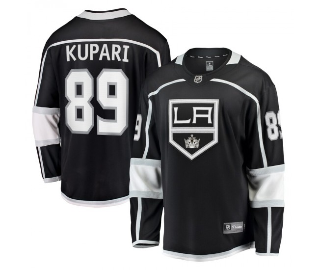 Los Angeles Kings Rasmus Kupari Men's Fanatics Branded Black Home Breakaway Player Jersey