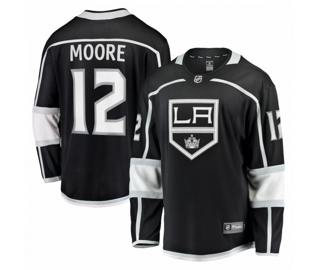 Los Angeles Kings Trevor Moore Men's Fanatics Branded Black Home Breakaway Player Jersey