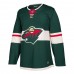 Minnesota Wild Men's adidas Green Home Authentic Blank Jersey