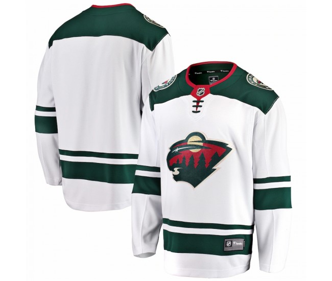 Minnesota Wild Men's Fanatics Branded White Breakaway Away Jersey