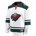 Minnesota Wild Men's Fanatics Branded White Breakaway Away Jersey