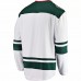 Minnesota Wild Men's Fanatics Branded White Breakaway Away Jersey