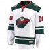 Minnesota Wild Men's Fanatics Branded White Away Breakaway Custom Jersey