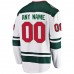 Minnesota Wild Men's Fanatics Branded White Away Breakaway Custom Jersey