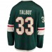 Minnesota Wild Cam Talbot Men's Fanatics Branded Green Breakaway Player Jersey