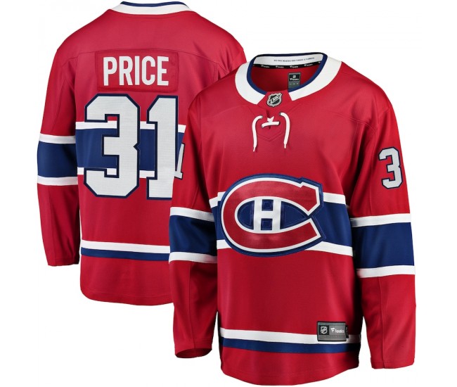 Montreal Canadiens Carey Price Men's Fanatics Branded Red Breakaway Player Jersey