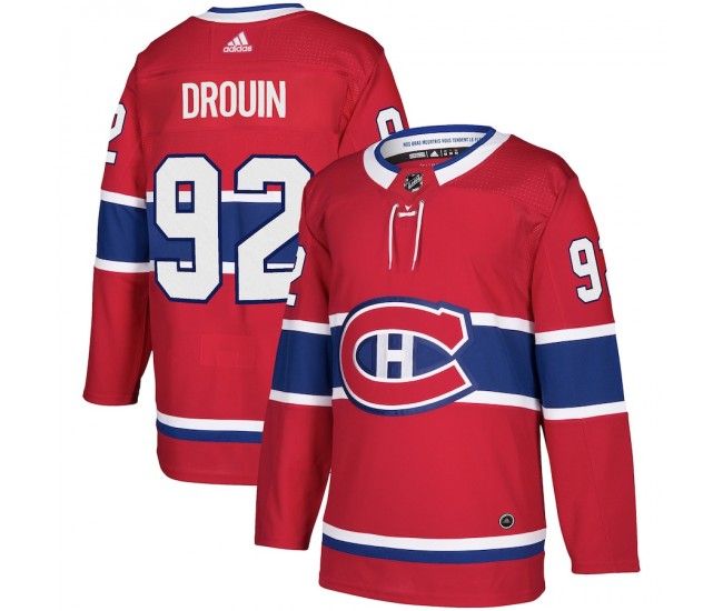 Montreal Canadiens Jonathan Drouin Men's adidas Red Authentic Player Jersey