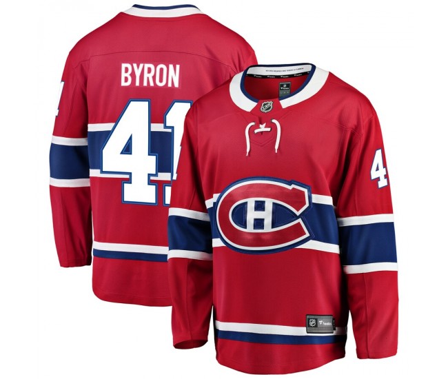 Montreal Canadiens Paul Byron Men's Fanatics Branded Red Breakaway Player Jersey